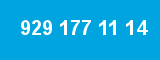 929 177 11 14